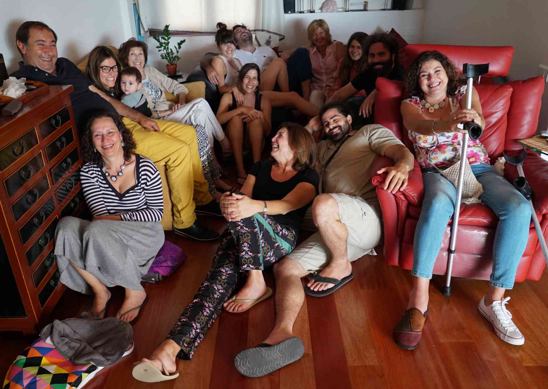 Tinin Jurado con la familia
